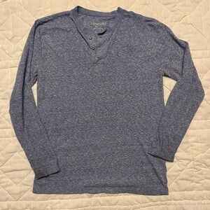 Crewcuts Heathered Blue Henley Shirt size 14